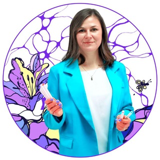 Логотип телеграм канала @otveti_dushi_liliya — НЕЙРОГРАФИКА С ЛИЛИЕЙ