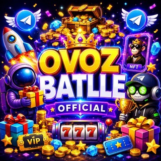 Telegram channel Ovoz Battle Official logo