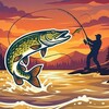 Логотип телеграм канала @oxota_ribalky — Рыбалка 🎣