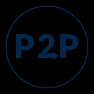 Логотип телеграм канала @p2p_obmen_krypt — P2P обменник криптовалют