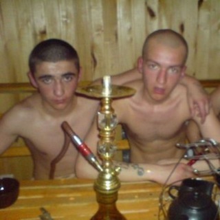 Логотип телеграм канала @pacanivape — Пацаны курят калик)
