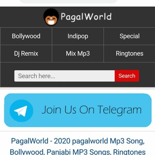 Logo of telegram channel pagalworldmusic — PagalWorld.Com
