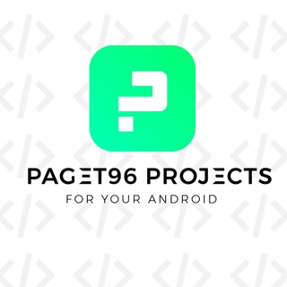 Logo saluran telegram paget96_projects_channel — 💡PAGET96 PROJECTS