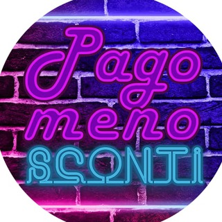 Telegram channel Pagomeno - Sconti Amazon e non solo!! logo