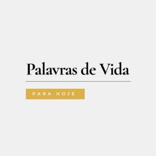 Telegram channel Palavras de Vida! logo