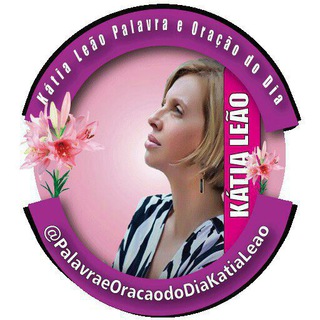 Telegram channel Katia Leão Palavra e Oração do dia logo