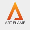 Логотип телеграм канала @palitraakrila — ArtFlame|Акриловые маркеры🎨
