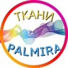 Логотип телеграм -каналу palmiratextile — Тканини PALMIRA TEXTILE 🌷 Опт