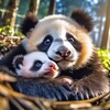 Логотип телеграм канала @pandaksushka — МамаПанда🐼