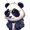 Логотип телеграм канала @pandawithmoney — Панда с деньгами