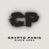 Логотип телеграм -каналу paniccryptos — Crypto Panic 📝