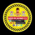 Logo saluran telegram pankaj11expert — MSD PLAYING 11™
