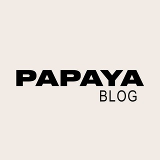Логотип телеграм -каналу papayacv — PAPAYA blog