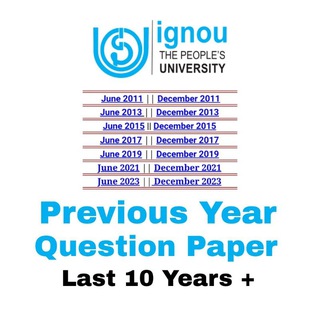 Telegram channel IGNOU Question Paper logo