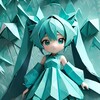 Логотип телеграм канала @papercraft_anime_free — 🫧Papercraft anime free🫧