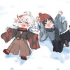 Логотип телеграм канала @paralaralaparam — розовые зайчики🐰
