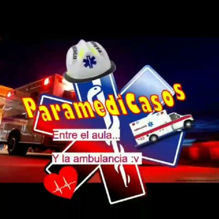 Logo of telegram channel paramedicasos — Canal ParamediCasos, entre el aula y la ambulancia :v 🚑