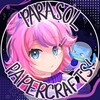 Логотип телеграм канала @paraso1_papercrafts — Parasol Papercrafts!