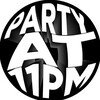 Telegram каналынын логотиби partyat11pm — party at 11 pm