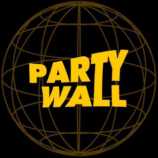 Логотип телеграм канала @partywall_minsk — PARTY WALL