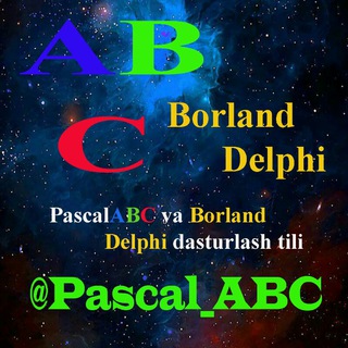Telegram kanalining logotibi pascal_abc — Pascal Abc