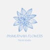 Логотип телеграм канала @pasmurnayaflowers — PASMURNAYA.FLOWERS