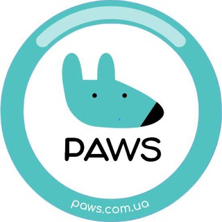 Логотип телеграм канала @pawscomua — PAWS Канал