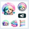 Логотип телеграм канала @pawsomepoochpal — Очаровательные псы