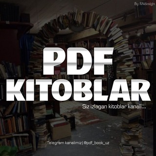 Telegram kanalining logotibi pdf_book_uz — PDF kitoblar