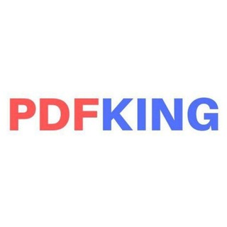 Logo of telegram channel pdfking — PDF KING [ Download Notes Study Material Previous Year Question Paper ]