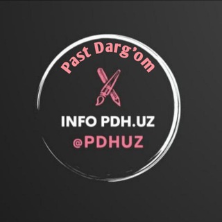Telegram kanalining logotibi pdhuz — Past Darg‘om info - PDH.UZ