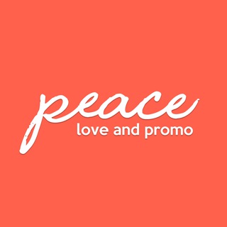 Logotipo do canal de telegrama peaceloveandpromo - Peace, Love and Promo ✨