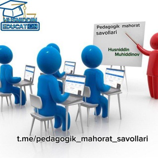 Telegram kanalining logotibi pedagogik_mahorat_savollari — PMT-Pedagogik mahorat testlar