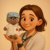 Логотип телеграм канала @pednovikova — ПЕДИАТР НОВИКОВА