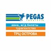 Логотип телеграм канала @pegasostrova28 — Pegas Ostrova. Турагентство. Авиа, ж/д билеты ✈