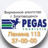 Логотип телеграм канала @pegast28 — Pegas Touristik Blg