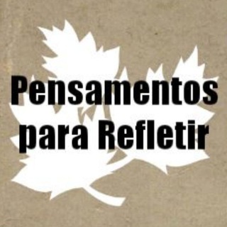 Telegram channel Pensamentos para Refletir logo