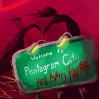Telegram channel Pentagram City logo