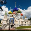 Логотип телеграм канала @peredelkino_online — Патриаршее Подворье в Переделкине