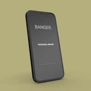 Логотип телеграм канала @personalbrand_banger — BANGER | Личный бренд
