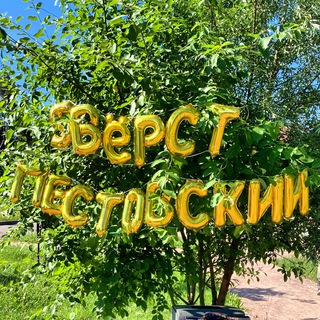 Логотип телеграм канала @pestovsky_5v — 5 вёрст в Пестовском парке (канал)
