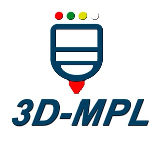 Логотип телеграм канала @petr3dmpl — 3D-MPL