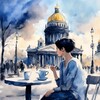 Логотип телеграм канала @petrogray — 50 оттенков Петербурга