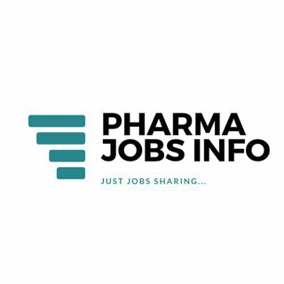 Logo of telegram channel pharmajobsinfo — Pharma Jobs Info 👨‍💼
