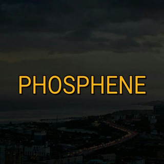 Логотип телеграм канала @phosphene_official — PHOSPHENE