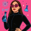 Логотип телеграм канала @physics_in_glamour — Physics in glamour 💅🏻