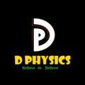 Logo saluran telegram physicsbypadekar — D PHYSICS 🖤