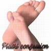 Логотип телеграм канала @piatkicf — пяточки confession