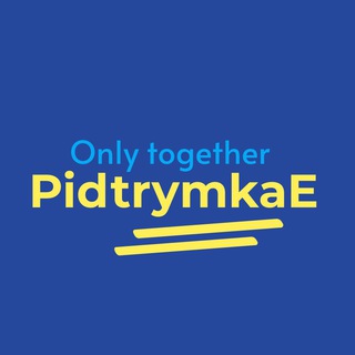 Логотип телеграм -каналу pidtrymkae — Підтримка Є