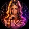 Логотип телеграм канала @piks_visual — ⚡️ Визуал со смыслом и характером ⚡️PIKS